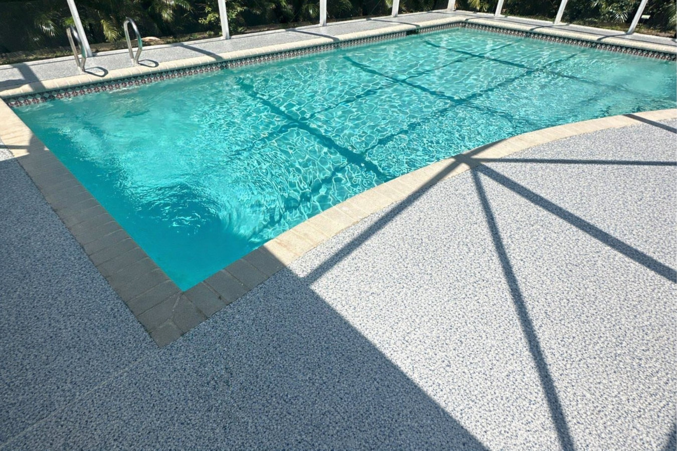 Concrete pool decks